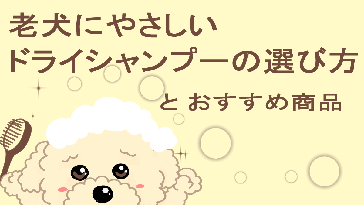 ドライシャンプーの選び方