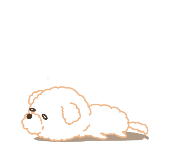 無気力な犬